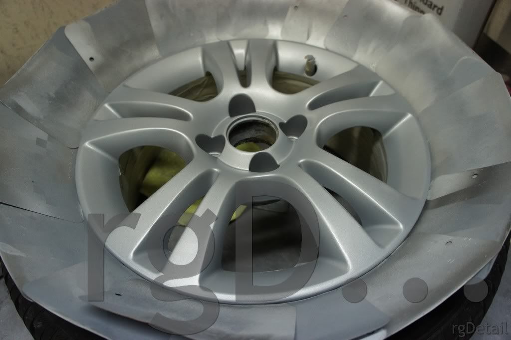 Alloy Wheel Paint Used Car Before Clear Alloy Wheel Paint Used Car Before Clear